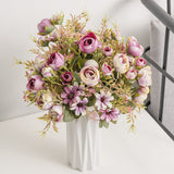 Artificial Peony Flowers For Bouquets and Home Decors Wedding Flower Arrangements Living Room Decoration