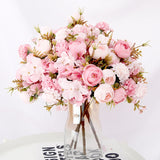 Beautiful Artificial Peony Flowers High Quality Bouquets Fake Flowers Home Decors Wedding Decors