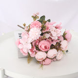 Beautiful Artificial Peony Flowers High Quality Bouquets Fake Flowers Home Decors Wedding Decors