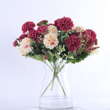 Artificial Hydrangea and Dandelion Flower For Birthdays Weddings Home Decors Fake Flowers Silk Flower