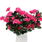 Artificial Azelia Flower Bush High Quality Fake Flowers Indoor Outdoor Decorations Home Decors